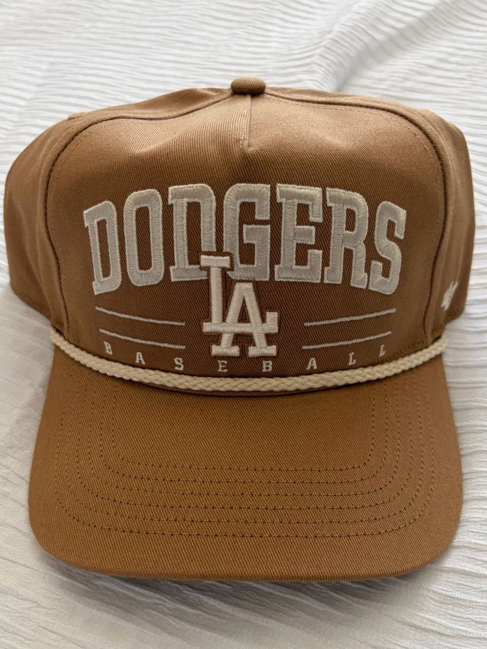 ‘47 Brand Los Angeles Dodgers Brown Rope Sanpback Hat